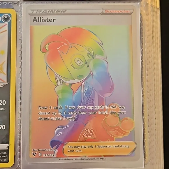 Pokemon | Other | Allister Trainer Pokemon Card | Poshmark